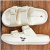 Calliope Sport Manito Ivory Tone Textured Double Buckle Foam Slide $39.99