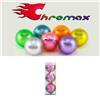 CHROMAX USGA Approved High Visibility Metallic Tube of 3 Golf Balls