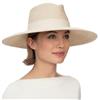 Eric Javits Daphne Original Cream Larger 4-1/2 Inch Brim Fedora UPF50+ Sun Hat: $375