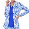 Kenny Dana UPF50+ Long Sleeve Blue Tropical Button Down Body Cooling Shirt $98.99