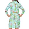 Kenny Dana UPF50+ Worth Avenue Seafoam Exotic-Tropical 3/4 Sleeve Body Cooling Dress $116.99