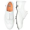 Pompeia Waterproof Patent White, Diamond Textured Spiked Shoe Reg: $340 Now: $170 - 8