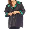 Oopera Green Bold Abstract 2-in-1 Reversible Wind-Water Resistant Hooded Jacket: $134.99