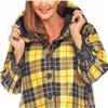 Oopera Macleod of Lewis Yellow Tartan 2-in-1 Reversible Wind-Water Resistant Hooded Multi Plaid Jacket: $168.99