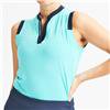 Rohnisch Sport The Abby Aqua-Navy Sleeveless Performance Shirt $76