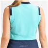 Rohnisch Sport The Abby Aqua-Navy Sleeveless Performance Shirt $76