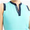 Rohnisch Sport The Abby Aqua-Navy Sleeveless Performance Shirt $76