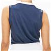 Rohnisch Sport The Abby Navy-White Sleeveless Performance Shirt $76