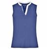 Rohnisch Sport The Abby Navy-White Sleeveless Performance Shirt $76