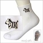 EVERTAN Zebra Designer Socks