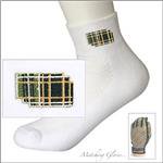 EVERTAN Oxford Plaid Designer Socks&lt;/b&gt;